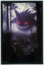 Pokemon Dark Gengar Non Tcg Night Blade Artboard 4x6 picture