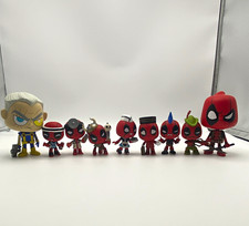 Funko Marvel Deadpool & Cable VYNL and Deadpool mystery mini Lot. 9 figures picture