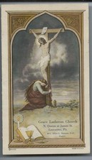 1931 Grace Lutheran Church Lancaster PA 1931 Lenten Program picture