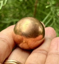 999 Pure Copper Ball, Solid Sphere, Chakra Healing, 1 Pc, 70 gm, 25 mm 1 inch picture