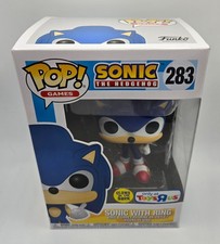 Funko Pop Sonic With Ring 283 Glow in the Dark Toys R Us Exclusive Hedgehog picture