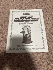 1987 SEGA Super Hang-On Upright Type Owner’s Manual (Slightly Worn) picture