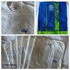 Vintage 1999 authentic Intel Pentium III processor t-shirt NEW in orig packaging picture