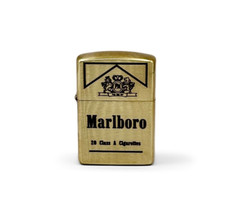 Marlboro Custom Zippo Lighter | Solid Brass Armor Zippo | Made In USA picture