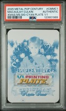 2024 Leaf Metal Pop Century Macaulay Culkin Xmas Stars Printing Plate 1/1 - PSA picture
