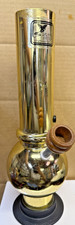 VTG Sarah’s Family RARE GOLD Hookah Pipe Unused Wood Bowl picture