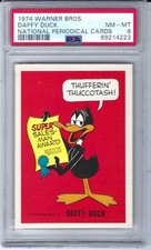 1974 Daffy Duck Warner Brothers Wonder Bread National Periodical PSA 8 NM MT picture