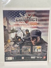 Conflict global terror video game print ad wall art ephemera picture