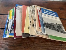 Vintage Railroad Ephemera Lot Timetables European Railways Interurban Guides picture