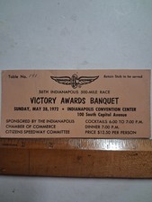 1950s-60s Indianapolis Victory Awards RACE 56th 500 Mile picture