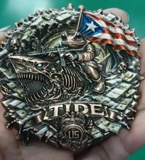 💥Delta Design FED TIDE DEA Puerto Rico Homeland Security Task Force Skull🔥 picture