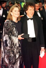 Actor Geoffrey Rush with his actress wife Jane Menelaus at the 50t- Old Photo picture