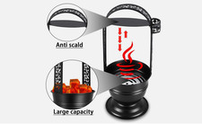 17in Hookah Charcoal Basket Holder NTongs Heavy Duty Metal Coal Carrier picture