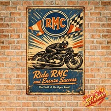 Vintage 1949 Motorcycle Retro Aluminum Metal 8x12 Wall Decor Plaque Sign picture