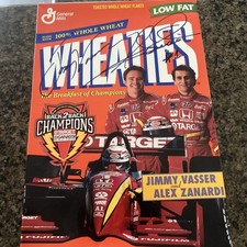SIGNED Jimmy Vasser & Alex Zanardi Wheaties Box picture
