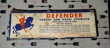 Vintage Defender Nose And Throat Atomizer In Original Box And Literature picture