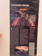 Trackmania Sunrise Game Informer Magazine Review Page 2012 Video Game Ephemera picture