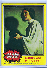 Topps 1977 Star Wars Base Set #192 “Liberated Princess” Leia Organa Card picture