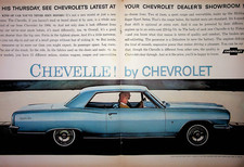 Original 1964 Chevrolet Ad: Chevelle Malibu Super Sport Coupe 1 of 11 model picture