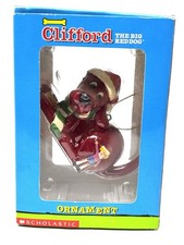 CLIFFORD The Big Red Dog Christmas Ornament Kurt Adler Scholastic Vintage NIB picture