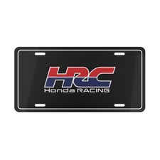 Honda Racing, License Plate Auto Car Tag Metal Aluminum (Vanity Plate) picture