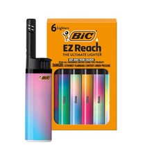 BIC EZ Reach Lighter, Gradient Series, 6 Pack (Assortment of Colors May Vary) picture