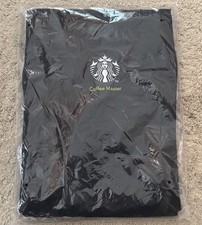 New 2 Pack of Starbucks Coffee Master Sealed Large Size Aprons MINT GENUINE picture