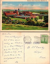 American Viscose Corporation Meadville Pennsylvania PA Postcard picture