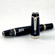 Retired Montblanc Boheme Noir Gemstone Retractable Fountain Pen OBB - New in Box picture