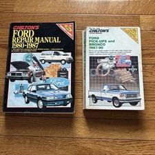 Chilton Ford Pick-Ups Bronco 1987-1990 F150 & Ford 1980-1987 Repair Manuals picture