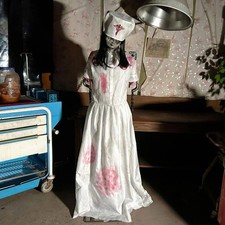 Tekky 5.2 Ft Animatronic Convulsing Nurse Halloween Decoration picture