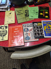 Vintage Magic trick Book & instructions Booklets Lot  Slydini, Thurston, Bannon  picture