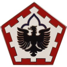 Army Identification ID Badge (CSIB) 555th Engineer Brigade picture