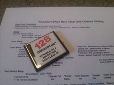 Konami Advantage and Advantage + K2V2.0 clear card picture