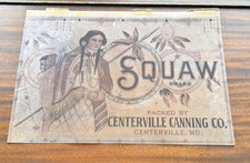 Rare Centerville Canning Co Squaw Brand Progressive Color Proof Transparency 4pg picture
