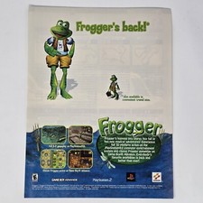Frogger PS2 GameBoy Advance Frogger's Back Print Ad/Poster Official Promo Art picture