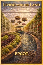 Living with the Land Epcot Attraction Ride Disney Poster Print Wall Art Gift picture