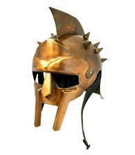 Gladiator 18 Gauge Steel Warrior Headgear Medieval Helmet Spaniard Roman picture
