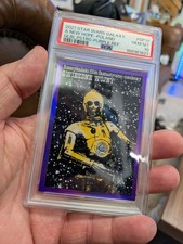 2021 Star Wars Galaxy A New Hope Poland Global Posters Purple /50 #GP19 💥PSA 10 picture