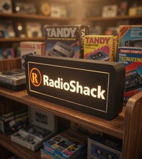 Radioshack Retro Style logo Lightbox Desk Shelf Art Man Cave USB Powered picture
