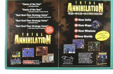 Print Ad Total Annihilation Core Contingency 1998 Strategy Game ADVERT 2 PAGE picture