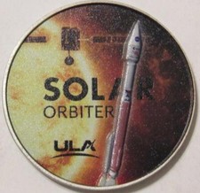 ORIGINAL ULA ATLAS V SOLAR ORBITER SATELLITE SPACE LAUNCH COIN MISSION SUCCESS picture