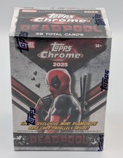 2025 Topps Chrome Marvel Deadpool Blaster Box - New Factory Sealed picture