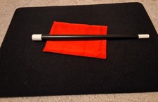 Appearing Magic Wand - (metal) Magic Trick . Works on a 