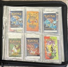 Pokemon Vintage Booster Pack Art Collection Binder (WRAPPERS ONLY NO CARDS) picture