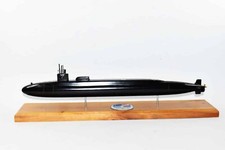 USS Georgia (SSGN-729) Submarine Model (Black Hull),Navy,Scale Model,Mahogany,20 picture