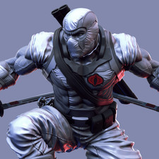 Storm Shadow | Arashikage Winter Strike Edition | UNPAINTED | 1/8 Scale Resin Ki picture
