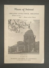 c1945 Little Rock Arkansas Advertising Tourist Guide Booklet picture