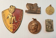 WW2 PALERMO GIL AVANT-GARDE SHIELD LOT 3 LITERARY BADGES MEDAL 35 picture