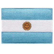 ARGENTINA FLAG PATCH BUENOS AIRES NATIONAL EMBLEM embroidered iron-on TRAVEL  picture